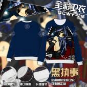 QCWY216-黑执事动漫全彩加绒卫衣