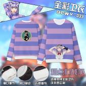 QCWY033-粗点心战争动漫全彩加绒卫衣