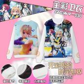 QCWY030-无彩限的怪灵世界动漫全彩加绒卫衣