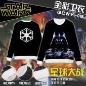 QCWY015-星球大战动漫全彩加绒卫衣