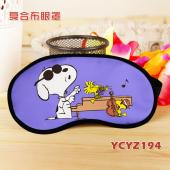 YCYZ194-史努比动漫彩印复合布眼罩
