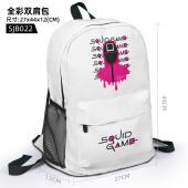 SJB022-鱿鱼游戏 全彩双肩包