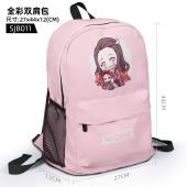 SJB011-鬼灭之刃 动漫全彩双肩包