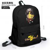 SJB003-精灵宝可梦 动漫全彩双肩包