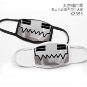 KZ353-钢之炼金术师动漫彩印太空棉口罩