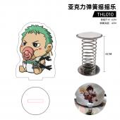 THL010 海贼王 动漫 亚克力弹簧摇摇乐
