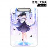 YKLJ019 UV 亚克力文件夹 鬼灭之刃  动漫