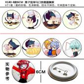 X180-8款6CM--黑子篮球马口铁