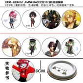 X195-8款6CM  AMNESIA失忆症马口铁覆膜胸章