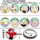 X152-8款6CM 恶魔奶爸马口铁覆膜胸章