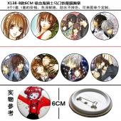 X138-8款6CM 吸血鬼骑士马口铁覆膜胸章