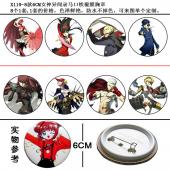 X119-8款6CM女神异闻录马口铁覆膜胸章