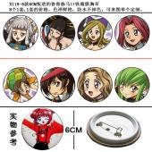 X118-8款6CM叛逆的鲁鲁修马口铁覆膜胸章