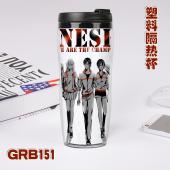 GRB151-全职高手 动漫 星巴克防漏隔热杯子