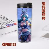 GRB133-游戏王者荣耀 星巴克防漏隔热杯子