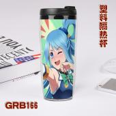 GRB166-为美好的世界献上祝福第二季 动漫 星巴克防漏隔...