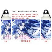LH091-（魔法少女）珠光白铝制运动水壶