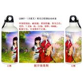 LH087-（犬夜叉）珠光白铝制运动水壶