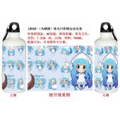 LH068-（乌贼娘）珠光白铝制运动水壶