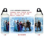 LH181-冰雪奇缘珠光白铝制运动水壶