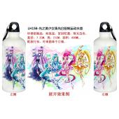 LH156-光之美少女珠光白铝制运动水壶