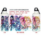 LH155-光之美少女珠光白铝制运动水壶