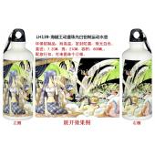 LH139-海贼王动漫珠光白铝制运动水壶