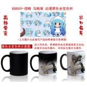 BSB009-侵略 乌贼娘 动漫黑色全变色杯