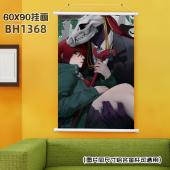 (60X90)BH1368 魔法使的新娘 动漫白色塑料杆挂画