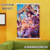 (60X90)BH1317-萌王EX游戏白色塑料杆挂画