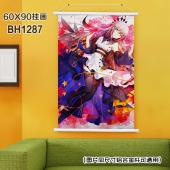 (60X90)BH1287诺亚幻想游戏白色塑料杆挂画
