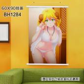 (60X90)BH1284异世界食堂动漫白色塑料杆挂画