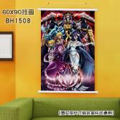 (60X90)BH1508-overlord 动漫白色塑料杆...