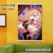(60X90)BH1496-杀戮天使 动漫白色塑料杆挂画
