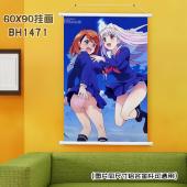 (60X90)BH1471-汤摇庄的幽奈同学 动漫白色塑料杆...