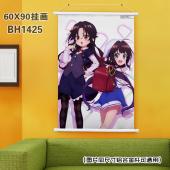 (60X90)BH1425-龙王的工作动漫白色塑料杆挂画