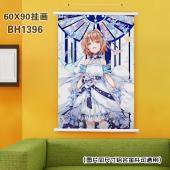 (60X90)BH1396-魔卡少女樱动漫白色塑料杆挂画