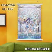 (60X90)BH1850-bilibili 动漫白色塑料杆...