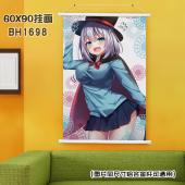 (60X90)BH1698-魔术学姐 动漫白色塑料杆挂画