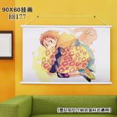 (90X60)BH177- 动漫七大罪白色塑料杆挂画