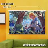 (90X60)BH173- 游戏塞尔达传说：旷野之息白色塑料...