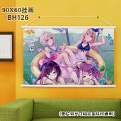(90X60)BH126-虚拟Youtuber 绊爱 白色塑...