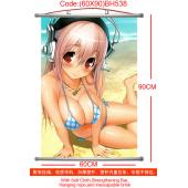 60×90 BH538-超级索尼子塑杆布挂画