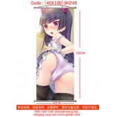 40X100 BH248-黑猫塑杆布挂画