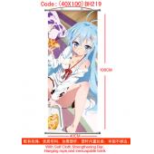 40X100 BH219-电波女塑杆布挂画