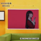 (90X60)BH349狂赌之渊    动漫白色塑料杆挂画