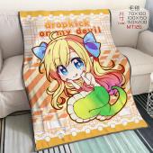 MT126-邪神与厨二病少女 动漫超大貂绒毛毯