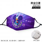 FCKZ131-唐老鸭动漫彩印防尘口罩