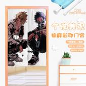 MAML063-我的英雄学院 仿棉麻彩印门帘