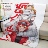 YGMT071-工作细胞  羊羔绒毛毯